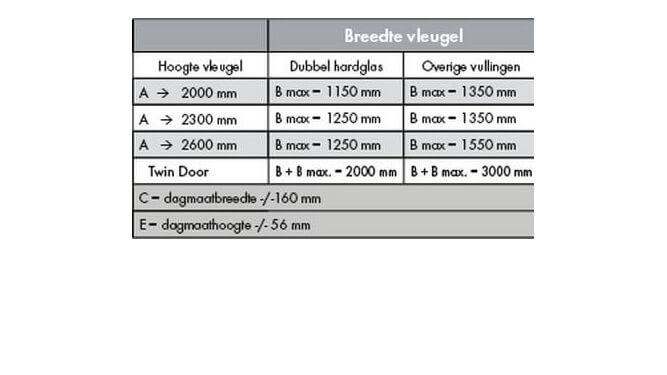 Openslaande garagedeuren